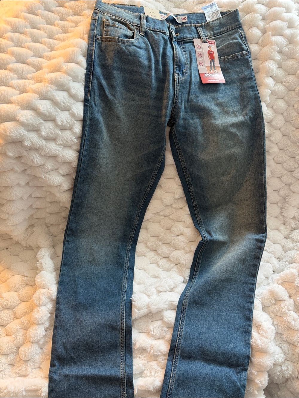 Levi's Kids Blue Faded Denim Jeans